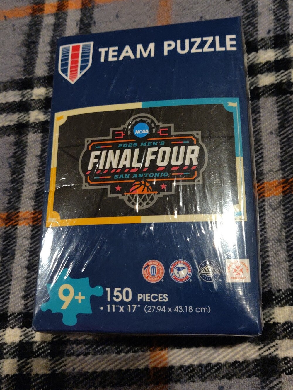 NCAA Final Four 2025 San Antonio 150-Piece Jigsaw Puzzle - Blue